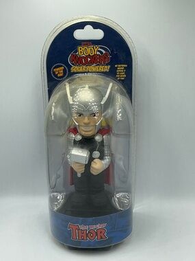 NECA Body Knockers Classic Mighty Thor Marvel Solar Powered Bobblehead NIB